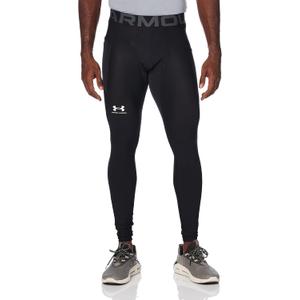 Under Armour Men's HeatGear Armour Leggings (X-Large Tall, Black (001)/Pitch Gray)