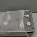 Bidtakay Grey Baskets Foldable Storage Cube Bins 13x13x13 Cube Storage Organizer Closet Set of 3 Fabric Storage Baskets for Home Office Large Baskets for Nursery Baby Toy Storage