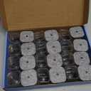 Ansible 24 Pcs Chair Leg Floor Protectors Square, Silicone Felt Furniture Leg Pads Caps Covers for Hardwood Floors (Fit:1-1/16" to 1-5/8") (Clear)