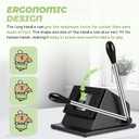 2" Square Button Paper Cutter 60x60mm Square Paper Punch Square Fridge Magnets Badge Maker Square Punch for Button Making Scrapbooking Paper Crafting (Cut 55x55mm)