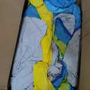 FBSPORT Inflatable Bounce House Water Slide, Bounce House for Kids with Toy Market Stand Splash Pool Bouncer Climbing Wall Water Gun Ball Dart, Bouncy Castle W/620W Blower for Outdoor Indoor, Green