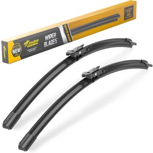 Raidbee 28"+28" Windshield Wiper Blades Replacement for Ford Escape 2013-2019/Focus 2012-2018/Edge 2015-2022  Genuine OEM Quality (Set of 2) Pinch Tab