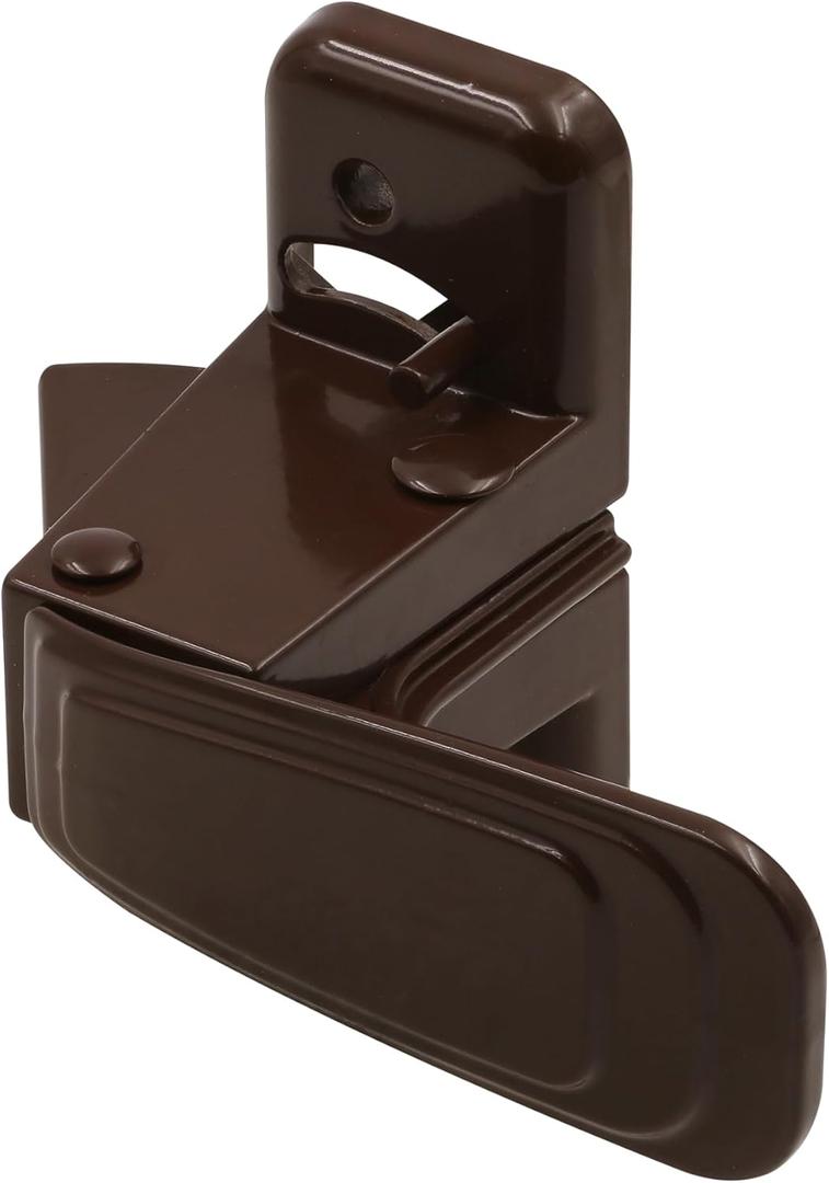 Prime-Line K 55177 Storm and Screen Door Inside Interior Latch with Screws, Brown (Single Pack)