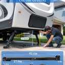 Heavy-Duty I-Beam RV Stabilizer, Aluminum Camper Anti-Sway Jack | Fits I-Beam Frames, Adds RV Stability, Thick Aluminum Built, Reduces RV Rocking & Sway, Travel Trailer Essential Accessories