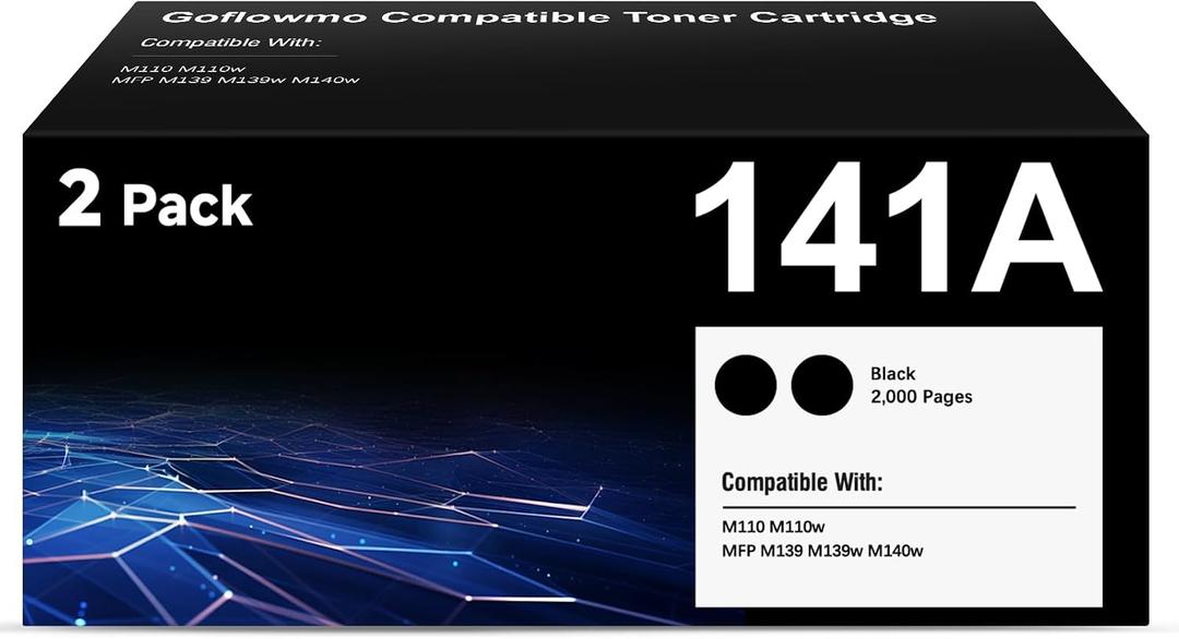 141A Black Toner Cartridge Compatible for HP M110w MFP M140w M139w, W1410A