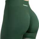 AUROLA Dream Collection Women Workout Shorts High Waist Gym Shorts, Scrunch Butt Seamless Athletic Shorts (Medium, Mountain View)