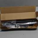 Curtain Rods for Windows 32-90 Inch, 1 Inch Adjustable Black Curtain Rod Set with Brackets, Easy Install