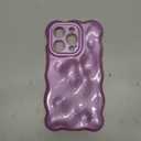 Caseative for iPhone 15 Pro Max Case,Water Ripple Wave Meteorite Bubble Pattern Chrome Plating Electroplated Candy Color Soft Compatible with iPhone Case (Light Pink,iPhone 15 Pro Max)