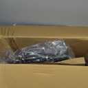 Fire Beauty Fire Pit for Outside Wood Burning,BBQ Grill Steel Fire Bowl with Cooking Grate,Spark Screen Cover,Log Grate,Poker for Camping Beach Bonfire Picnic Backyard Garden (Black+Chrome Grill)