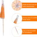 2 x MECCANIXITY 100 Pcs Mini Drink Umbrellas Cocktail,3.9 Inch Cocktail Picks Toothpicks Colorful Mini Paper Umbrellas for Drinks Beach Party Decorations