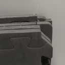 SUPERJARE 0.56'' Thick 6 Pcs 24 Sq Ft Rubber Top Exercise Equipment Mats, High Density EVA Foam Mats with Rubber Top, Interlocking Gym Flooring for Home Gym, Protective Workout Mat, Black/Grey