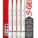 GE Streaming Internet Cable CAT 6 7ft Blue And Sharpie S-Gel White Pack of 3 