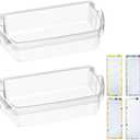 [2 PACK] Upgraded W10803530 Refrigerator Door Shelf Replacement for Whirlpool Refrigerator Door Shelf Bin,W10582649 for Maytag Whirlpool Fridge Door Shelf Parts WRT311FZDW01 WRT311FZDW00 Door Shelves