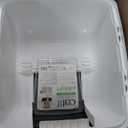 Catit Airsift Jumbo Hooded Litter Pan, Warm Gray/White - Privacy and Easy Access for Cleaning - Ideal for Larger or Multiple Cat Households