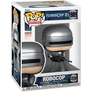 Funko POP! Movies: Robocop - Robocop (Metallic) with Chase | Official Merch - Collectable Vinyl Figurine for Shelf Display - Birthday Gift Idea for Fans and Collectors