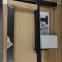 Drive Medical 13067 Non Tilt Top Overbed Table with Wheels and Secure Height Adjustment,Tray Table for Hospital or Home Use, Bedside Rolling Overbed Table, Silver Vein