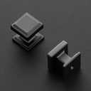 Ravinte 30 Pack Matte Black Square Kitchen Cabinet Knobs,Zinc Solid Drawer Pulls,Farmouse Cabinet Handles for Cupboard, Dresser, Closet and Bathroom, Modern Cabinet Hardware for Cabinets