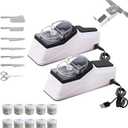 Besynersharp Pro, 2026 New Electric Knife Sharpener for All Kitchen Knives, Double Sided Knife Sharpener with Replacement Grinding Tools, Quick Sharpening & Polishing, Stable Non-Slip Base (2PCS)