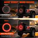 Spare Tire Brake Light Fits for 2018-2026 Jeep Wrangler JL JLU,Plug-N-Play