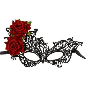 Women Rose Flower Lace Masquerade Mask Cosplay Party Supply Festival.(F54)