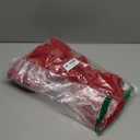 4 Pcs Red Christmas Bows Outdoor Decorations - 16”x24” Large Velvet Wreath Bow with Glitter String Gold Edge for Xmas Tree Topper Home Front Door Decor