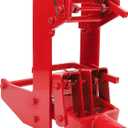 Cast Iron Wall Jack, Heavy-Duty Portable Wall Jacks for 1-7/8 inch Wide x 3-1/2 inch Long fir polesand 1" OD Steel Pipes, for Framing, Lifting Wall Beams, Rated Capacity 1,000 lbs, Red, Pack of 1