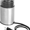 Amazon Basics Fast Electric Coffee Grinder for Home Use, Easy to Use Coffee Bean and Spice Grinder with Heavy-Duty Stainless Steel Grind Blades
