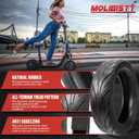 60/70-6.5 Tubeless Tires,10 x2.50-6.5 Scooter Tire with Straight Nozzle Replacement for Segway Ninebot Max G30LP G30 G30E Electric Scooter