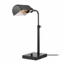 Globe Lucca Adjustable Height Desk Lamp - Matte Black, 18 in