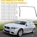 51317027916 Rear Windshield Upper Moulding Seal Rubber, Compatible with BMW 5 Series E60 525i 528i 530i 535i 545i 550i M5 Rear Windshield Trim Molding