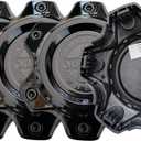 Wheel Center Cap CAP066-CA American Outlaw Gloss Black Hub Cap 4PCS