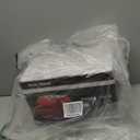 Roter Mond 2 Slice Toaster Retro Stainless Steel with Bagel, Cancel, and Defrost Functions, 6 Bread Shade Settings, Extra Wide Slots and Removable Crumb Tray, Red