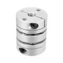 uxcell 8mmx6.35mm Clamp Tight Motor Shaft 2 Diaphragm Coupling Coupler