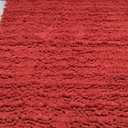 Arotive Luxury Chenille Bathroom Rug Mat, Extra Soft Thick Absorbent Shaggy Bath Rugs, Non-Slip Machine Wash Dry, Plush Bath Mats for Bathroom, Shower and Tub, 40x32, Burgundy