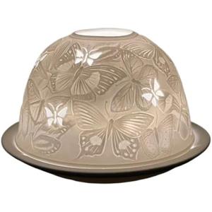 Butterfly, LED Light, Porcelain, 4.75-inch Width x 3-inch Height, Home Decor