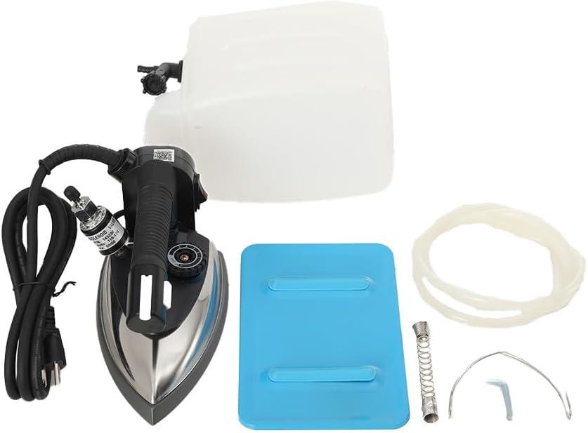 1200W Gravity Feed Industrial Electric Steam Iron, 4L Professional Steam Iron for Clothes Powerful Clothing Steamer with 4L Water Tank for Factory Clothing Shop, Temp Range 60~260℃