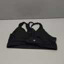 Yvette Lightweight Crisscross Back Sports Bra for Women, Breathable Yoga Tank Top with Removable Pads for Workout & Fitness Black, 3XL