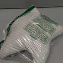 Qunclay 15" Star Pillow Star Soft Striped Faux Fur Plush White Throw Pillow