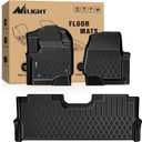 Nilight TPE Floor Mats for Ford F250 F350 F450 F550 Super Duty Crew Cab Bucket Seat 2017 2018 2019 2020 2021 2022 2023 2024 2025 2026 All Weather Custom Fit Heavy Duty Floor Liners