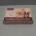 No Pull Dog Harness, Collar & Leash Set | Includes Dog Seat Belt, Collapsible Bowls & Poop Bag Dispenser. Ideal for Training, Walking, Hiking. Fits Small to Large Dogs(Pink-M)