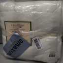 OakRidge Satin Fleece Blanket, Full/Queen, Twin or King Size 100% Polyester Lightweight Fabric and Cozy Satin Binding Edges in Tightly Folding Travel Blanket, White