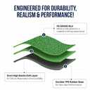 Premium Golf Hitting Mat for Indoor & Outdoor Practice Professional Turf Golf Mat for Driving Range, Backyard & Home Use Portable Golf Practice Mat with Realistic Grass Surface and Accessories