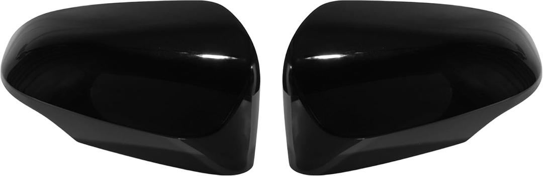 Motoforti 1 Pair Door Wing Mirror Cover for Toyota Camry Corolla Yaris 2012-2019 Left Right Outside Rearview Mirror Shells Cap Housing for Toyota Yaris Gloss Black