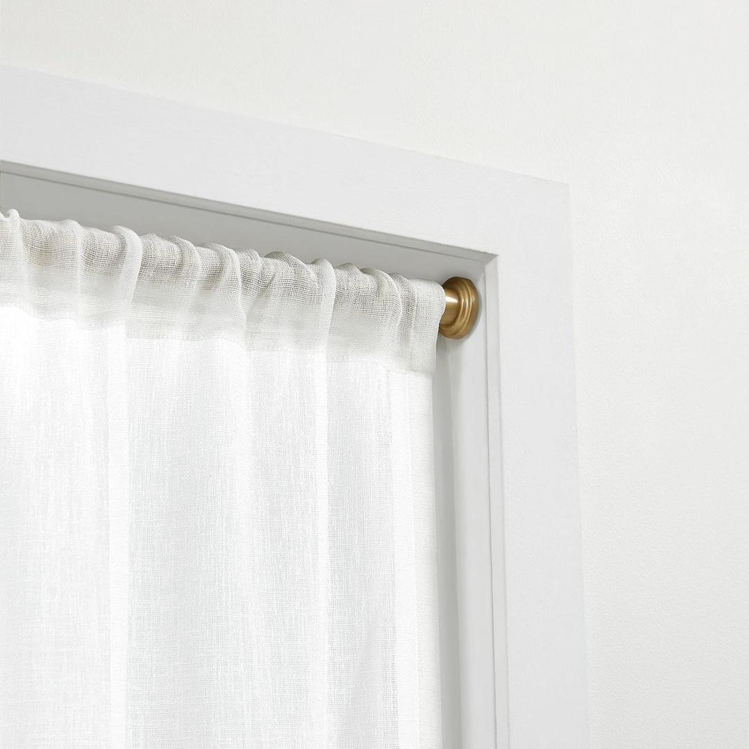 EXCLUSIVE HOME Tension Rod, Gold, Adjustable 24"-40"