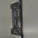 Stove Gap Covers Stainless Steel, Stove Gap Filler, Range Trim Kit for Stove, Counter and Oven, Easy Clean with Heat Resistant, Retractable from 13.8" to 27.5", Width 0.79", Black, 2Pcs