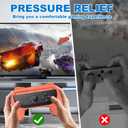 Grips & Wrist Strap Set Switch 2 Joy-Con  Ergonomic Controller Holder, Secure Gaming Accessories for Nintendo Switch 2 & OLED  Comfortable & Anti-Slip Design 2pcs