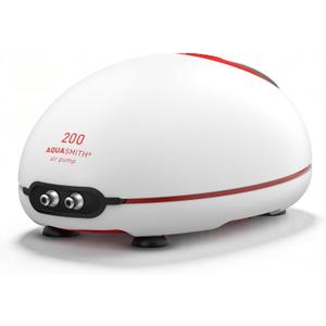 AQUASMITH Aquarium Air Pump,UltraQuiet/Small Size/More Output Air Pump for Fish Tank 1.5w/29GPH/14Kpa,with Air Stone Bubbler,Adjustable Airflow,Single Outlet Suitable for 2040 Gallon Fish Tank