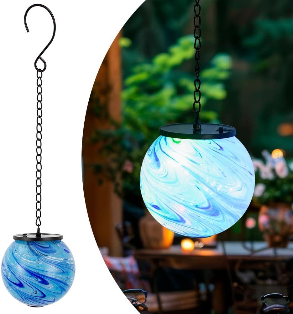 Solar Hanging Lanterns Outdoor Waterproof