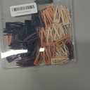 60 Pieces Double Grip Hair Clips Metal Snap Hair Clips Grip Hair Clips Women Hair Barrettes Accessories with Plastic Box for Women Girls Hair Making Salon (Black, Dark Brown, Beige, Cream)