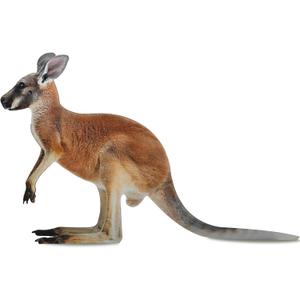 Amyhill 5.2 ft Kangaroo Cardboard Cutout Australian Themed Party Decoration Kangaroo Life-size Stand-up Australia Animal Standee Decoration Backdrop Photo Prop for Wild Animal Birthday Vbs Party Decor
